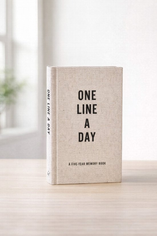 One Line a Day Canvas Book